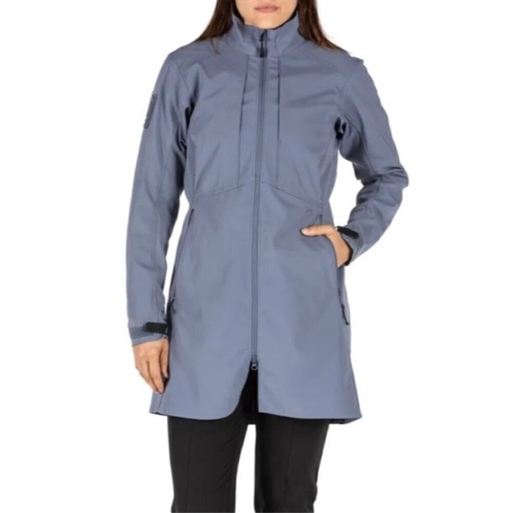 5.11 Tactical Atlas Jacket Women's Sz S Twilight Blue Soft Shell Jacket